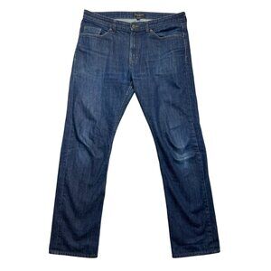 Banana Republic Jeans Mens 34x32 Blue‎ Denim Slim Straight Cotton Medium Wash